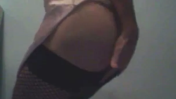 Webcam hottie in black stockings puts on an amazing show for me