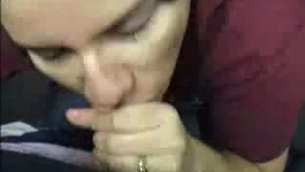 Check out how slutty fat coworker sucked my cock and swallowed all cum