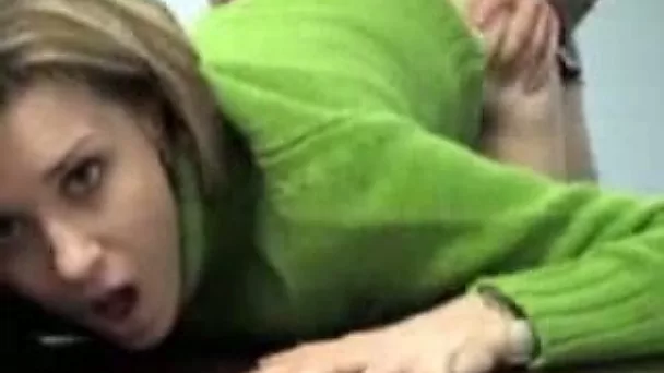 Young secretary bitch loves when I fuck her doggystyle