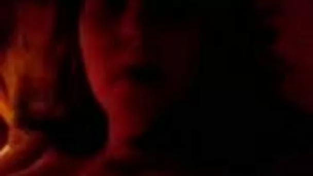 It's dark in the room but you can still see a pussy of my girlfriend