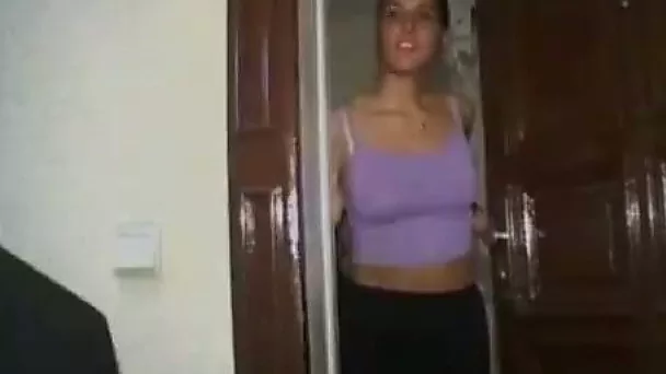 Shy and hot euro brunette wifr getting naked on cam