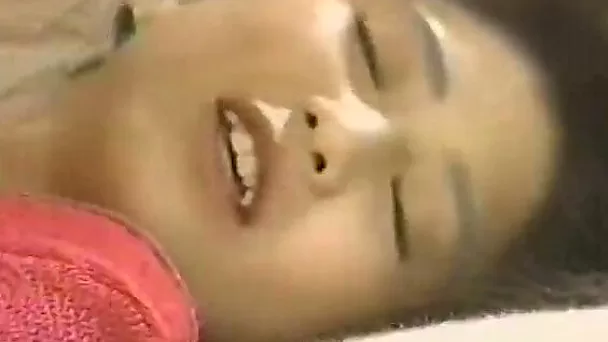 Dressed japanese whore gets hard pounded on the couch