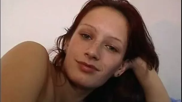 Dirty redhead slut has hot solo sex with her new toy