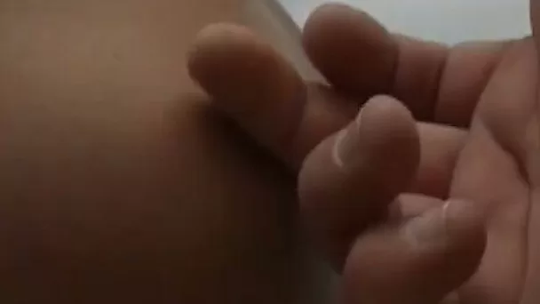 Asexual dark-haired mature slut shows her bony ass