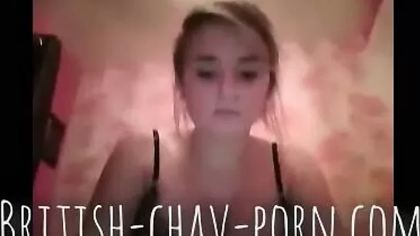 British teen chav pussy play