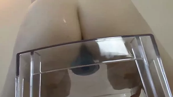 Strips and Fucks Her Pussy