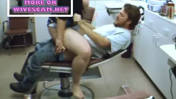 the milf styler fucks young costumer in the salon