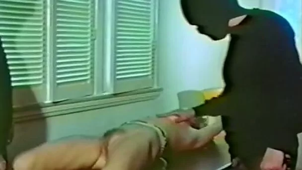 Robbers decide to fuck the hot and sexy babe in her bathroom