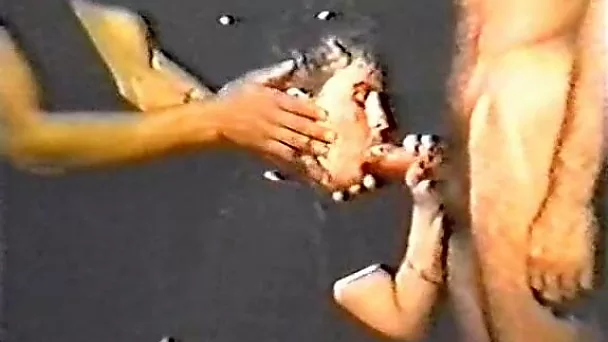 Two cocks is just what she needed for the long time