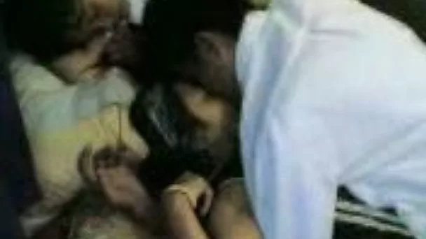 Wicked fingering tight hairy pussy of my Indonesian coed