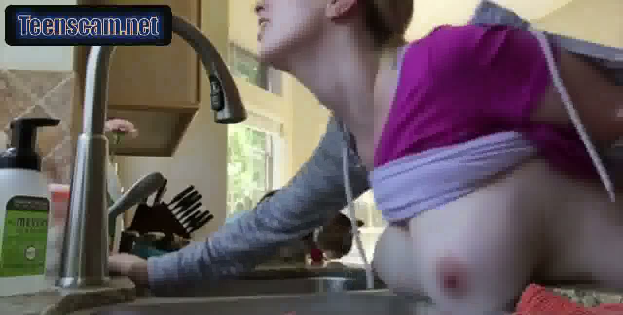 housewife fuck over the sink Adult Pics Hq