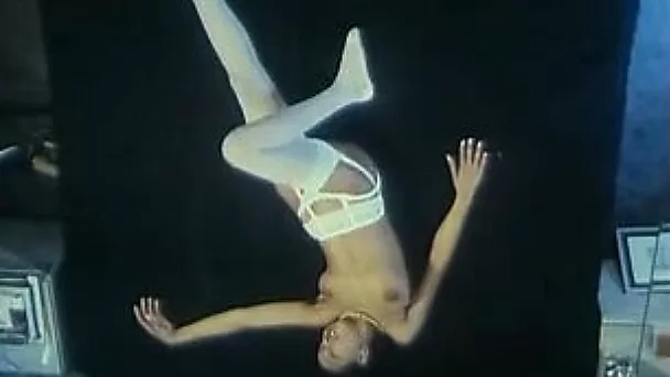Perfect ebony bosomy goddess gets bonked by white stud