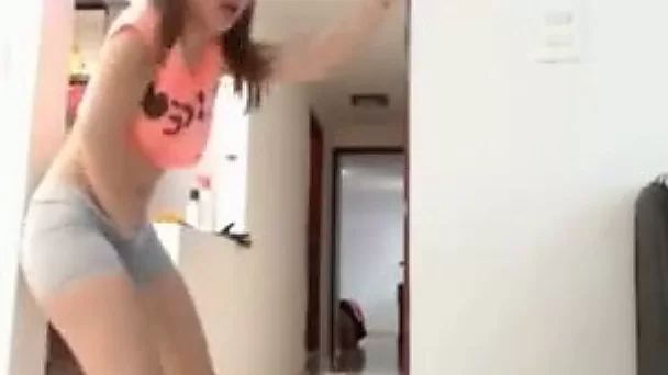 hot girl enjoys the lovense while her mothers is here
