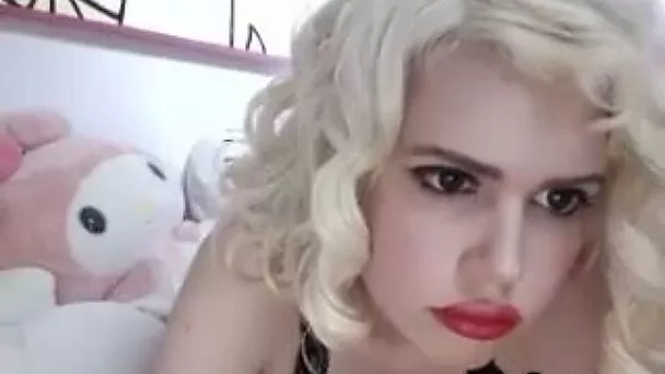 Alluring Blonde Shemale Whore