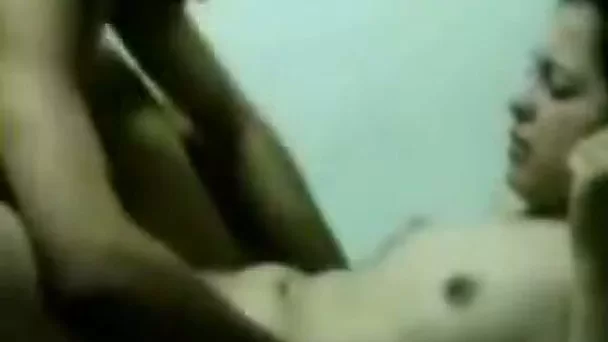 Small titted amateur girl strokes dick before getting fucked missionary style