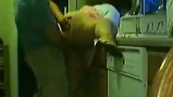 BBW Indian mom gets fucked doggy style in the kitchen