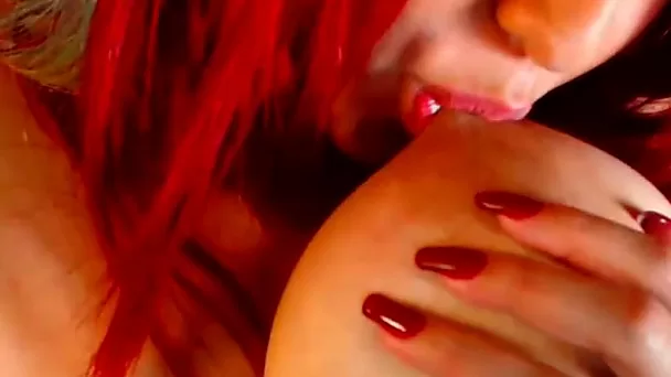 Spirited Busty Ginger Courtesan