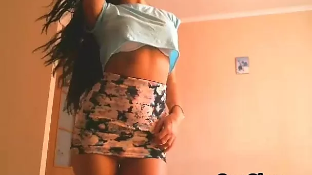 Risque Dark Haired Hussy