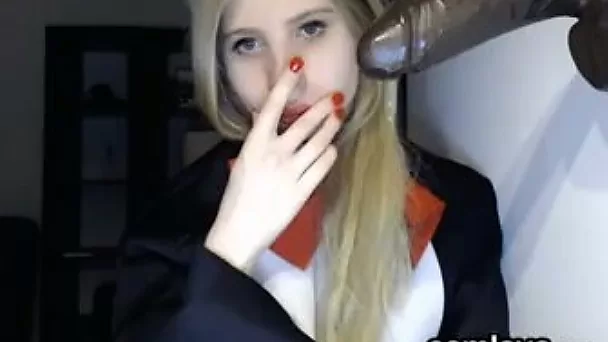 Hot Blonde Shemale Nymphomaniac