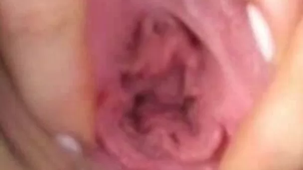 Sultry voluptuous coworker MILF gives me a perfect view of her pink snatch