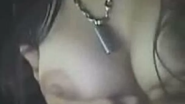Mega hot Vietnamese brunette babe showing her boobies on webcam