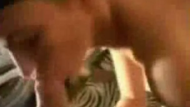 Sexy brunette girlfriend gives me a sensual sloppy blowjob
