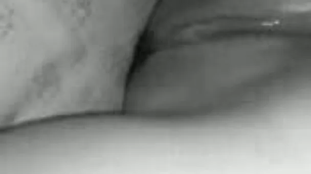 Black and white video of me eating my hot girl's fat pussy