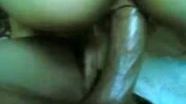 My big black cock invades tight pussy of my coed in doggy pose