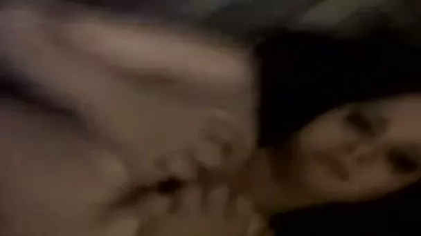 Dude with big prick fucks tits of one lustful brunette