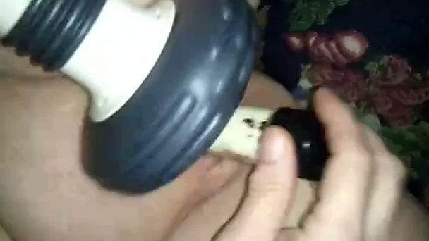 My sex insane wife toying her insatiable pinkish pussy
