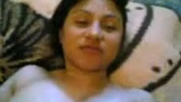 Fucking my busty girlfriend's ass in a missionary position