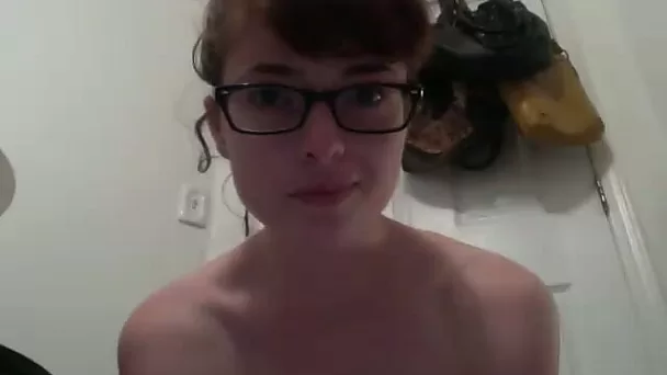 My brother's skinny girlfriend Kelly sent this video to his mail