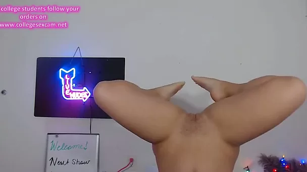 new american cam-slut headstand