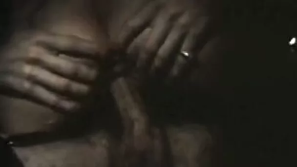 Young petite blondie giving a blowjob to her boyfriend