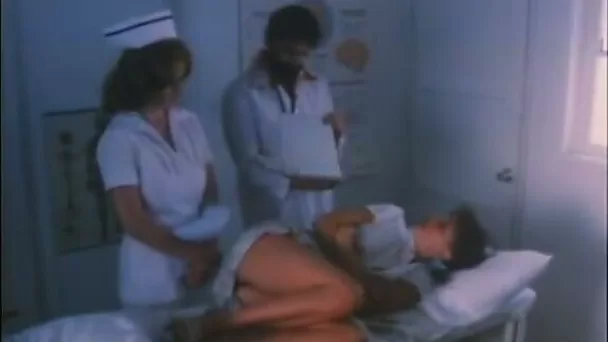 Kinky gyno doctor examines hairy snatch of one lustful patient