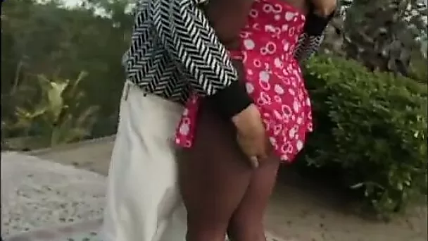 You can't say she isn't into it and this black beauty loves giving head