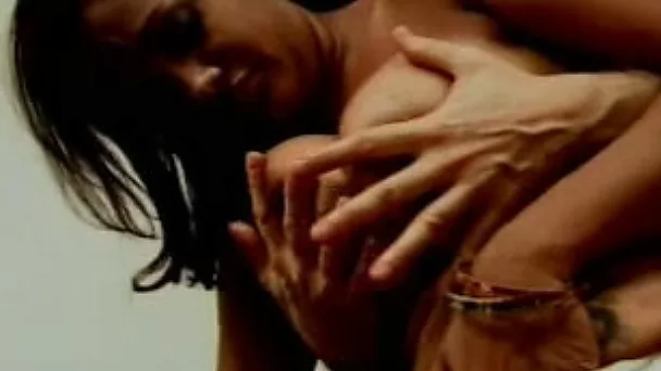 Curvaceous Indian babe gives head to her white stud
