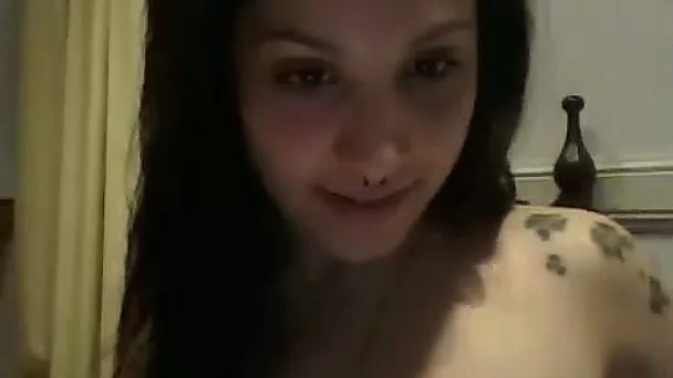 Beautiful brunette teen teased me with her perfect tits
