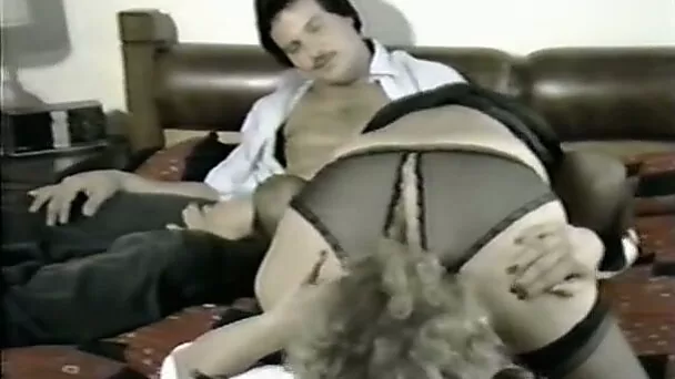 Two voluptuous lesbians licking each other slits in 69 position