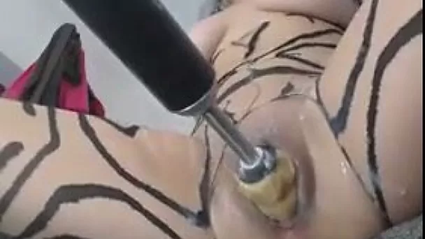 amazing girl squirts all over the place