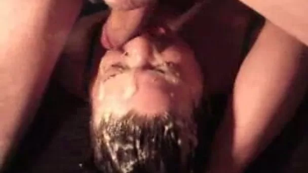 I sprayed whipped cream on my GF's face and throatfucked her