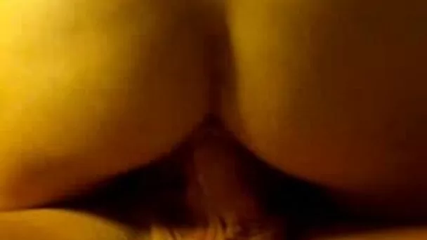 Skinny brunette with nice ass riding me on top passionately