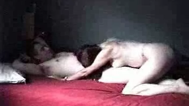 Skinny skank sucking my dick and getting railed doggy position