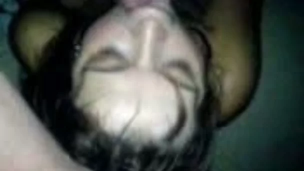 All sweaty brunette girlfriend gets mouthful on POV video