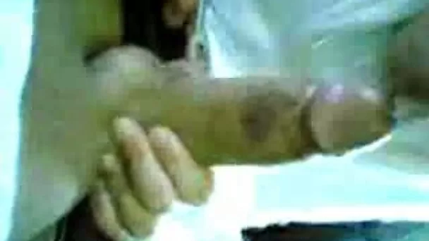 Friend's hot brunette wife from Turkey sucks his thick shaved dick