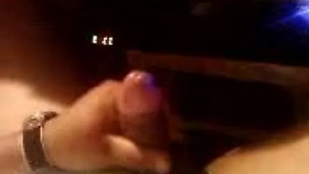 Chubby whore impales her drooling twat with dildo on webcam