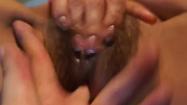 Horny and filthy bitch with nice ass gets drilled by fingers