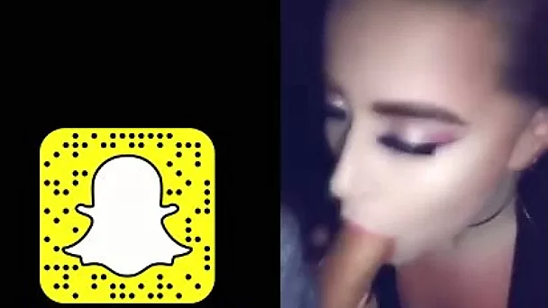 Tasty cute amateur teens having some fun on Snapchat