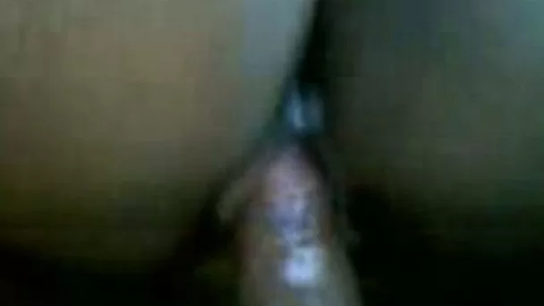 Fucking my black Gf's wet pussy in a doggy position