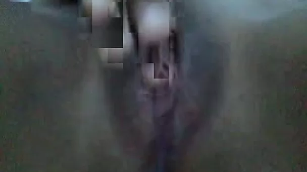 My salacious ex Gf entertains herself by fingering her shaved vag